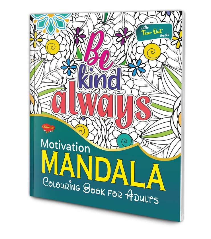 Motivation Mandala Colouring Book for Adults